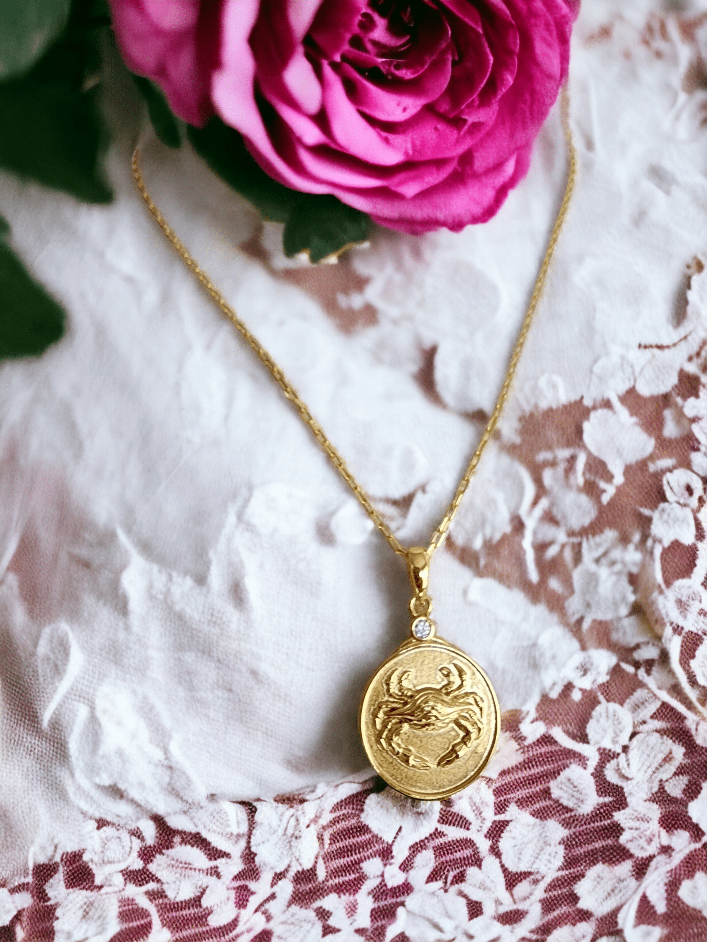 Zodiac Cancer Necklace