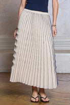 Current Air | Janice Pleated Midi Skirt | Sweetest Stitch Boutique RVA