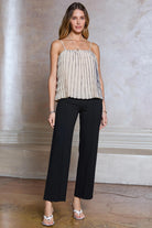 Current Air | Janice Sleeveless Pleated Top | Sweetest Stitch RVA