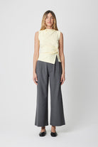 Mod Ref | Josephine Sleeveless Twist Front Top | Sweetest Stitch RVA