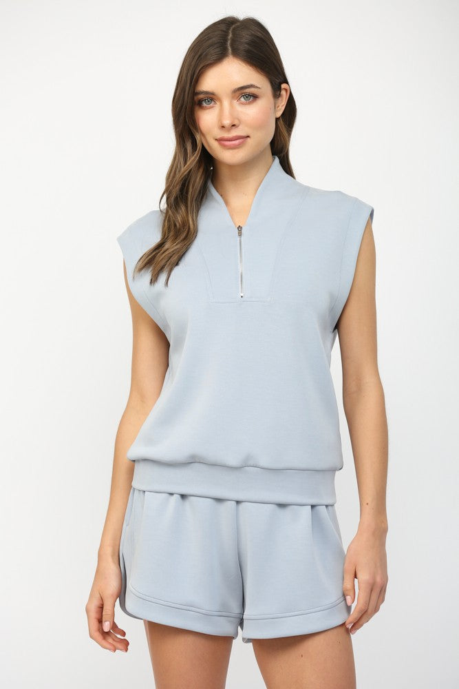 Fate | Jules Quarter Zip Top | Sweetest Stitch Boutique Richmond VA