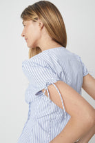 Mod Ref | Milly Striped Pleated Waist Top | Sweetest Stitch Boutique