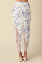 Olivaceous | Magnolia Floral Midi Skirt | Sweetest Stitch Boutique RVA