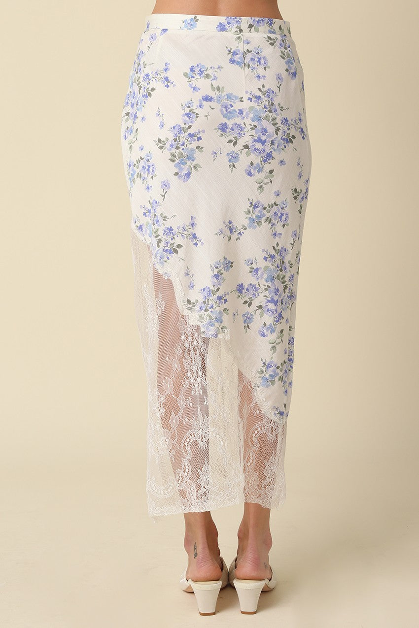 Olivaceous | Magnolia Floral Midi Skirt | Sweetest Stitch Boutique RVA