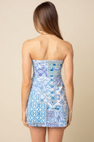 Olivaceous | Lana Strapless Tie Front Mini Dress | Sweetest Stitch RVA
