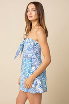 Olivaceous | Lana Strapless Tie Front Mini Dress | Sweetest Stitch RVA