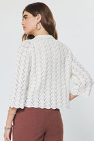 Current Air | Samantha Open Knit Cardigan | Sweetest Stitch Boutique
