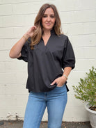 Entro | Serenity V-Neck Top | Sweetest Stitch Boutique Richmond