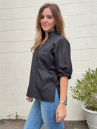 Entro | Serenity V-Neck Top | Sweetest Stitch Boutique Richmond