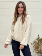 Crescent | Rosalia Balloon Sleeve Sweater | Sweetest Stitch Boutique