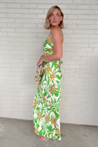 ASTR The Label | Green Print Maxi Lysandra Dress | Sweetest Stitch