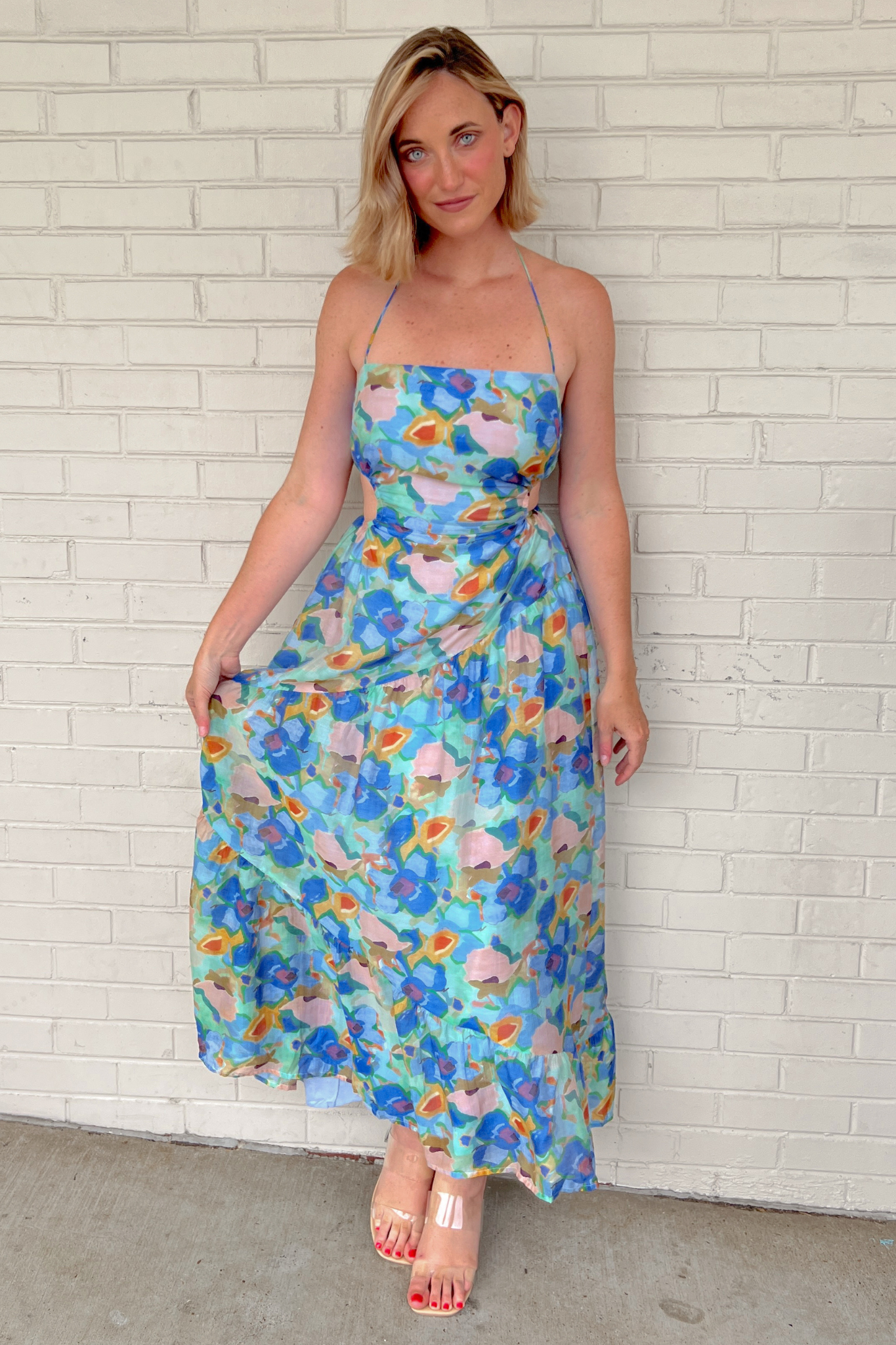 ASTR The Label | Blue Print Miaka Maxi Dress | Sweetest Stitch RVA