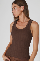 Nikibiki | Lace Textured Tank | Sweetest Stitch Boutique Richmond