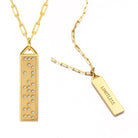 Touchstone Limitless Bar Gold Necklace