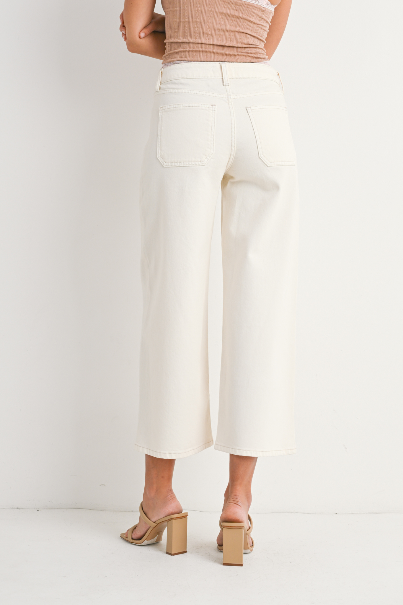  Just Black Denim | Brooke Wide Leg Cropped Jeans | Sweetest Stitch