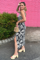 Z Supply | Black Palm Print Midi Dress | Sweetest Stitch Boutique