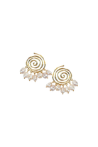 St. Armand's Designs | Swirl Pearl Earrings | Sweetest Stitch Boutique
