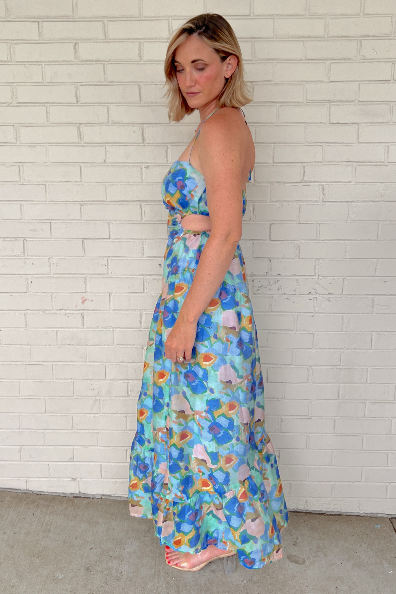 ASTR The Label | Blue Print Miaka Maxi Dress | Sweetest Stitch RVA