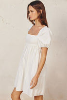 Dress Forum | White Babydoll Dress | Sweetest Stitch Boutique 