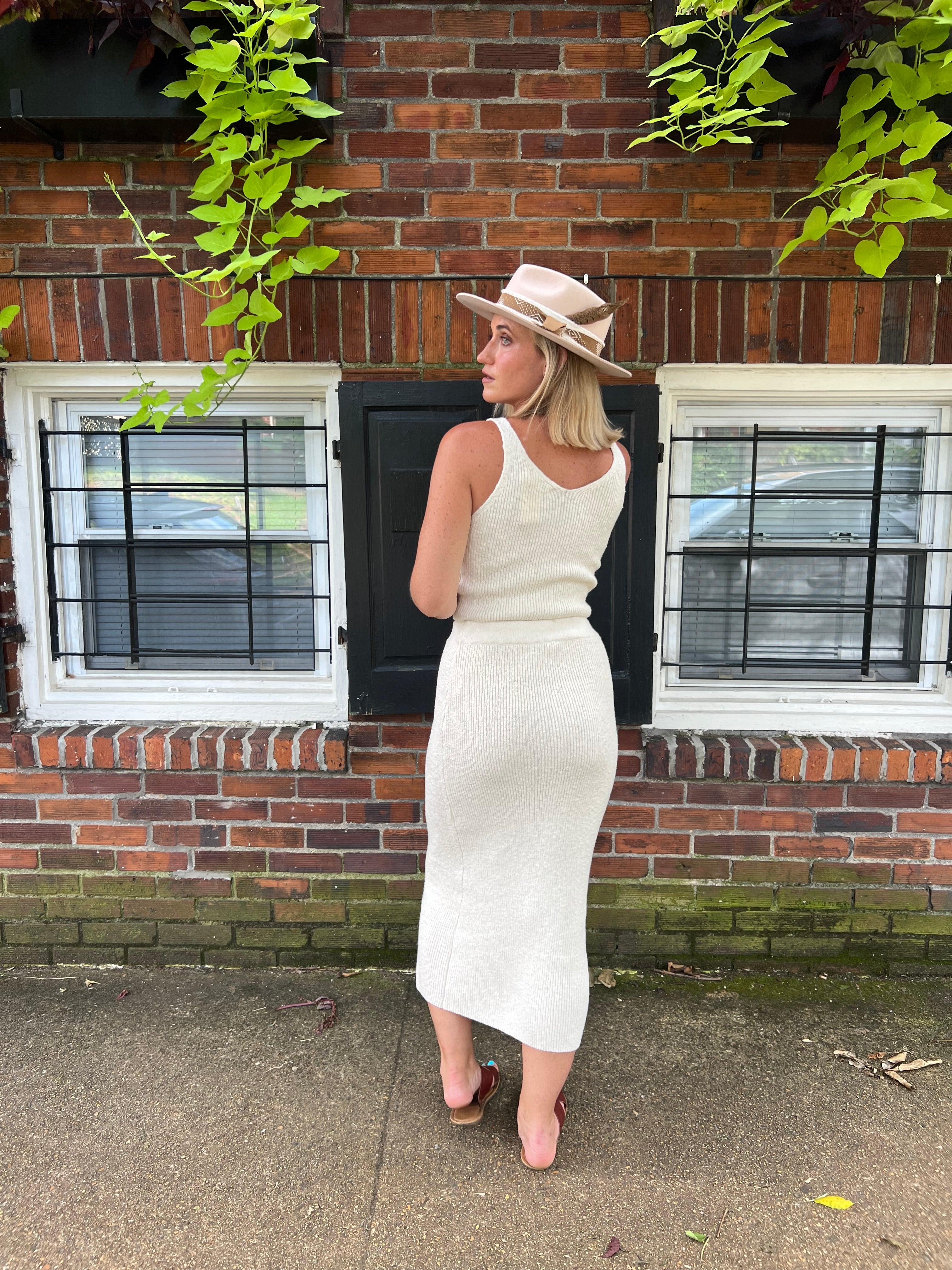 Z Supply | Creme de la Creme Knit Midi Skirt | Sweetest Stitch