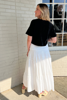 By Together | White Flowy Maxi Skirt | Sweetest Stitch Boutique