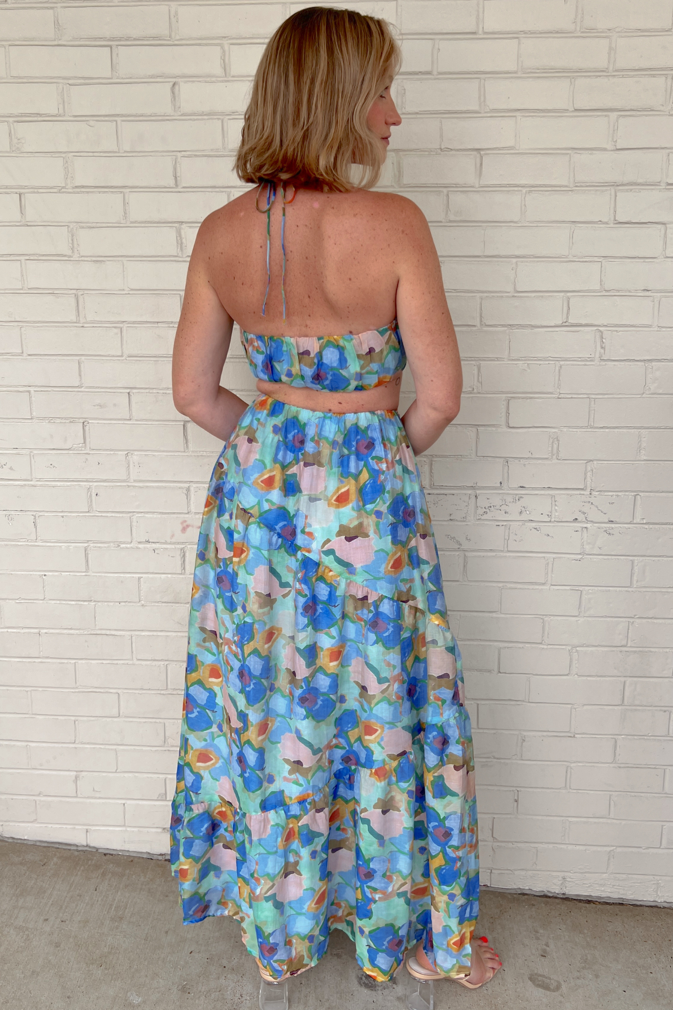 ASTR The Label | Blue Print Miaka Maxi Dress | Sweetest Stitch RVA