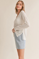 Sadie & Sage | Relaxed Fit Lightweight Knit Top | Sweetest Stitch