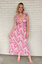 Storia | Pink Floral Wedding Guest Dress | Sweetest Stitch Richmond