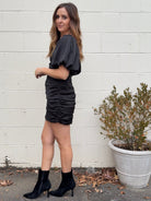 Crescent | Slip Into Satin Mini Dress | Sweetest Stitch Boutique