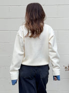 Olivaceous | Emely Faux Layered Sweater | Sweetest Stitch Boutique