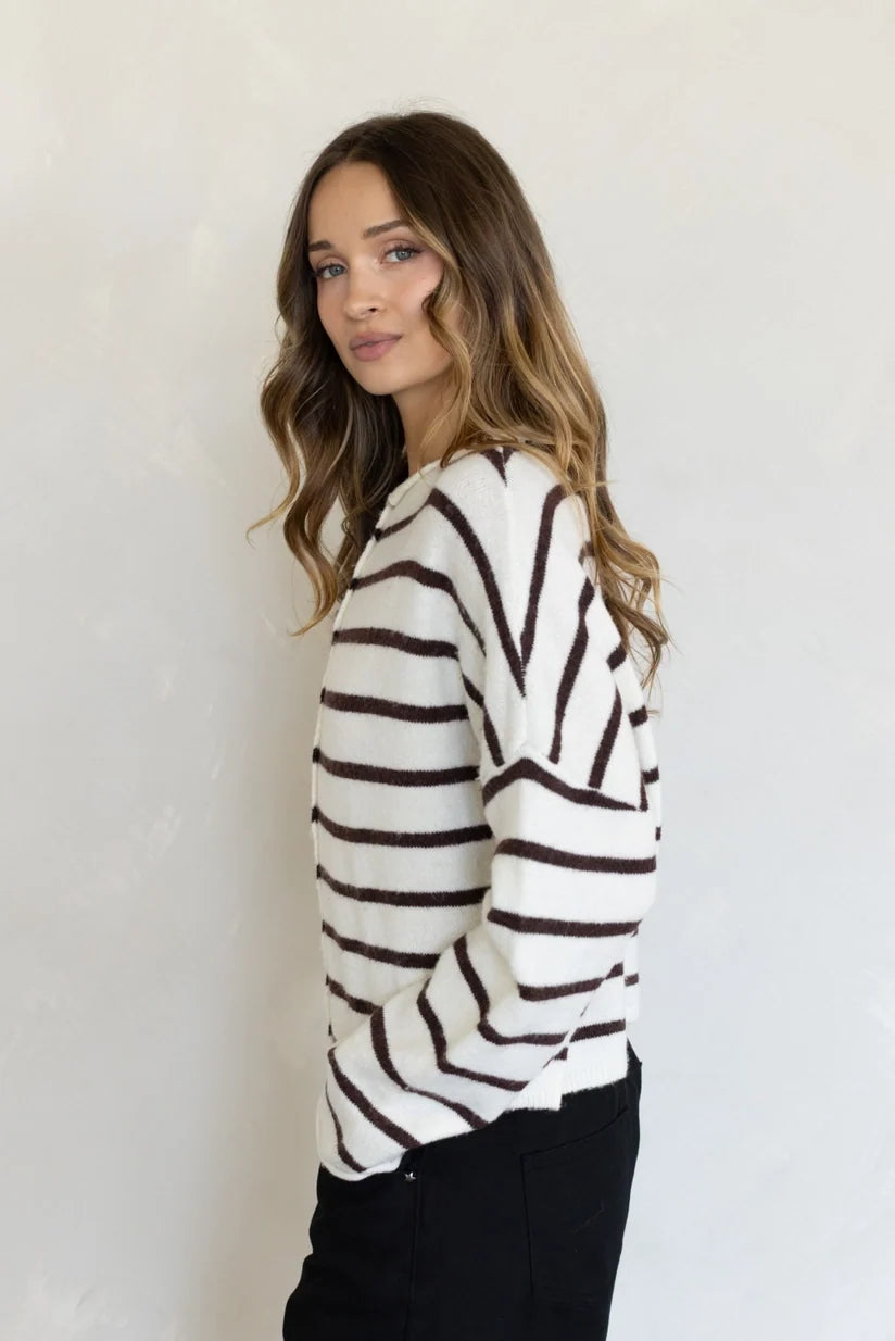 Things Between | Piper Striped Cardigan | Sweetest Stitch Boutique RVA