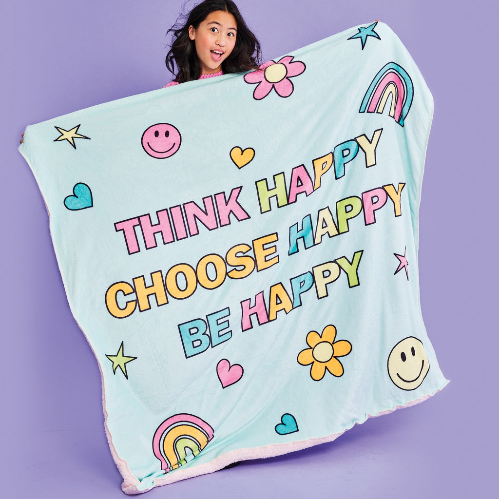 Iscream Be Happy Blanket - Thumbnail 3