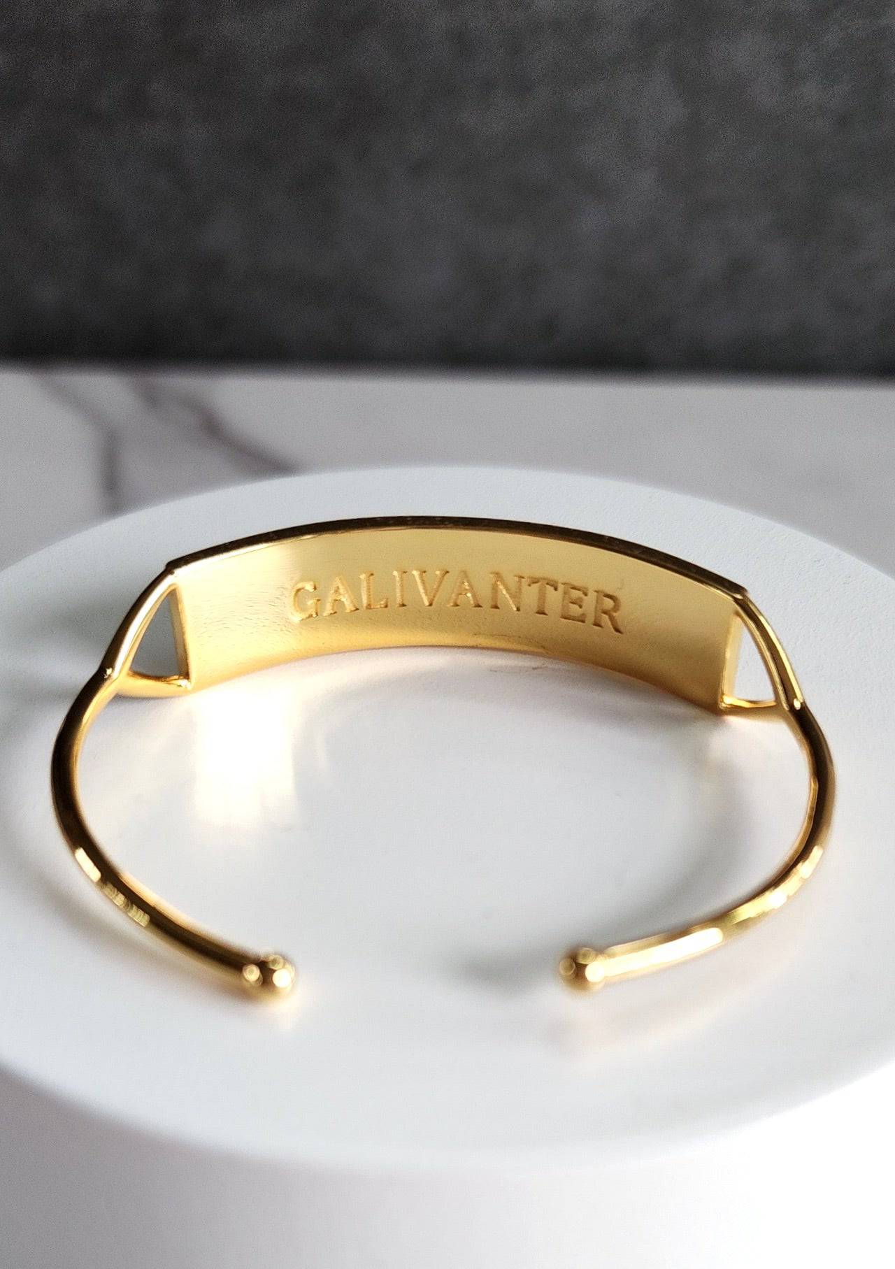 Touchstone Galivanter Gold Cuff Bracelet