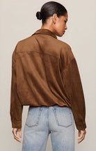 Z Supply | Corbin Faux Suede Bubble Hem Jacket | Sweetest Stitch RVA