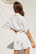 Dress Forum | White Linen Romper | Sweetest Stitch RVA Boutique
