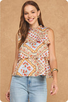Strut & Bolt | Amy Sleeveless Tiered Top | Sweetest Stitch Boutique