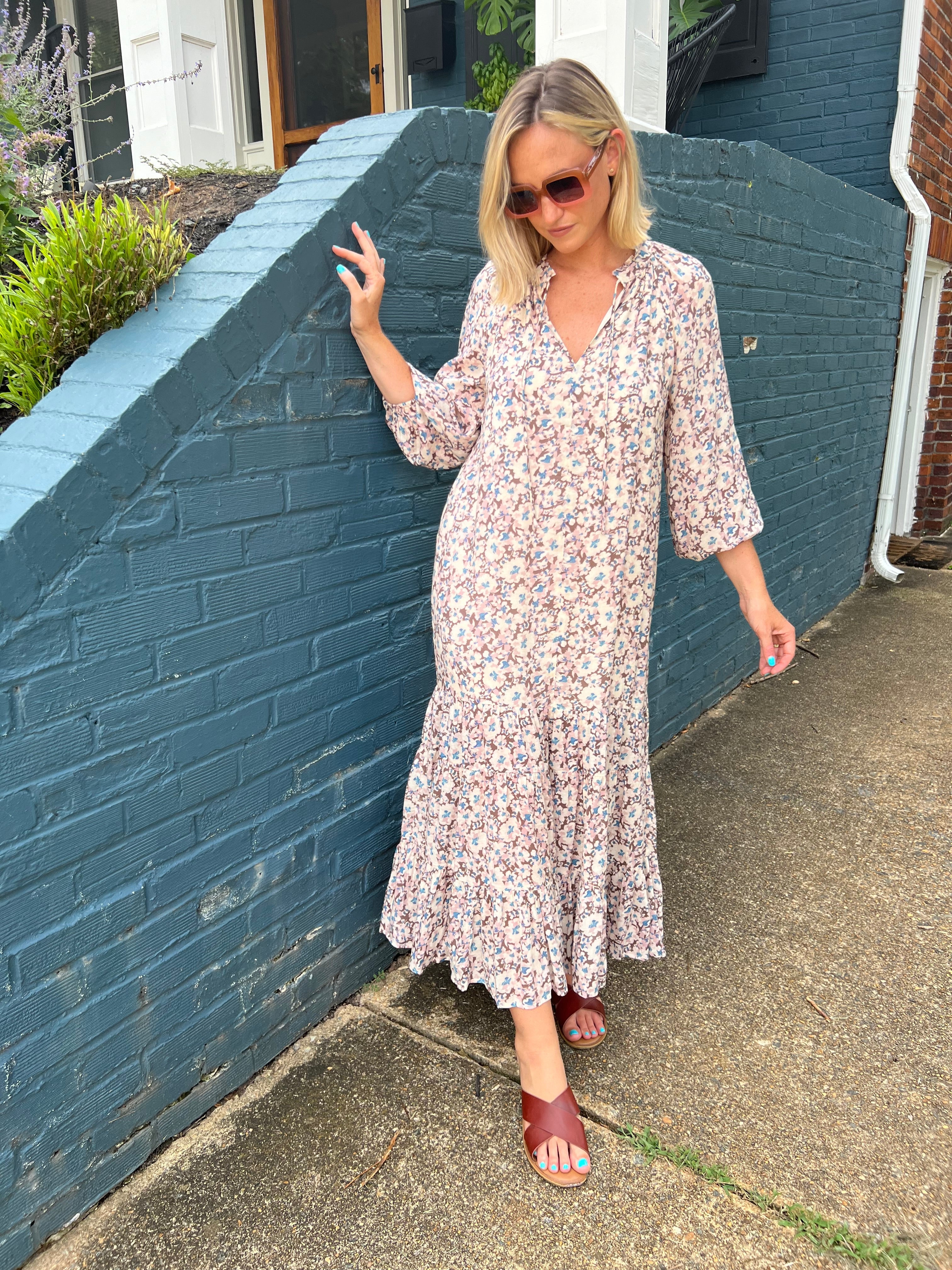 Z Supply | Peaceful Floral Midi Dress | Sweetest Stitch