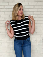 Strut & Bolt | Modern Day Striped Knit Top | Sweetest Stitch