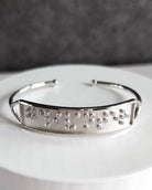 Touchstone Galivanter Silver Cuff Bracelet