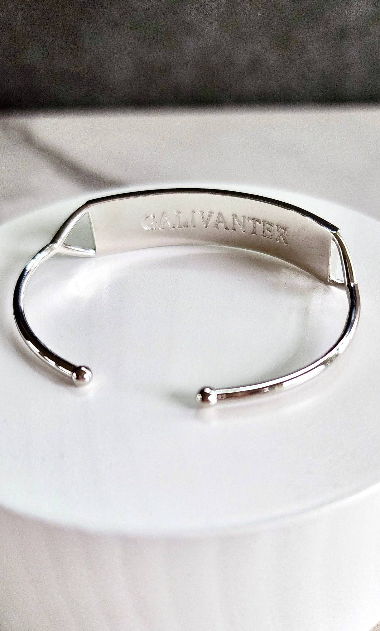 Touchstone Galivanter Silver Cuff Bracelet