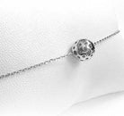 Pickleball Baby Belle Ball Bracelet Silver