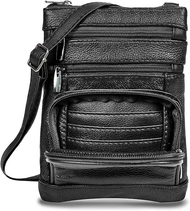 Krediz Genuine Leather Cross Body Handbag - Soft & Durable
