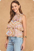 Strut & Bolt | Amy Sleeveless Tiered Top | Sweetest Stitch Boutique