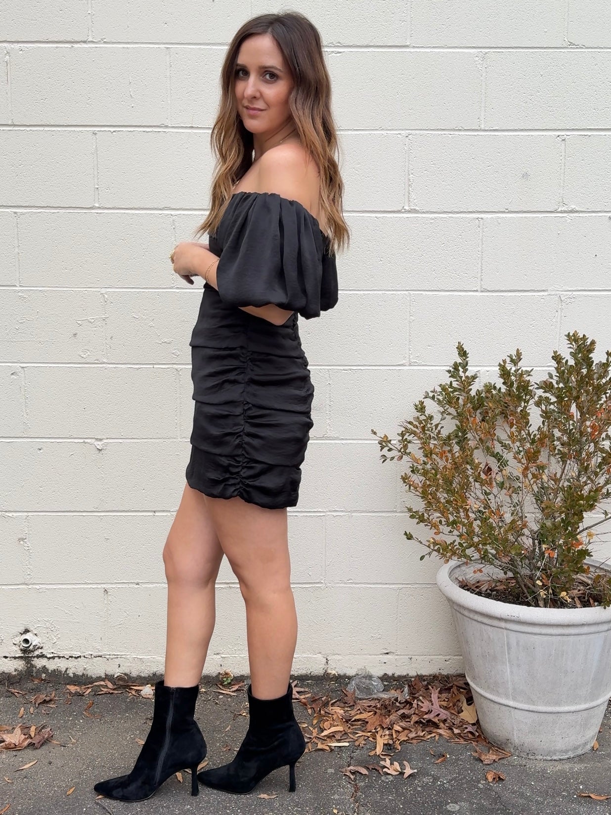 Crescent | Slip Into Satin Mini Dress | Sweetest Stitch Boutique