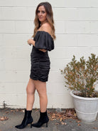 Crescent | Slip Into Satin Mini Dress | Sweetest Stitch Boutique