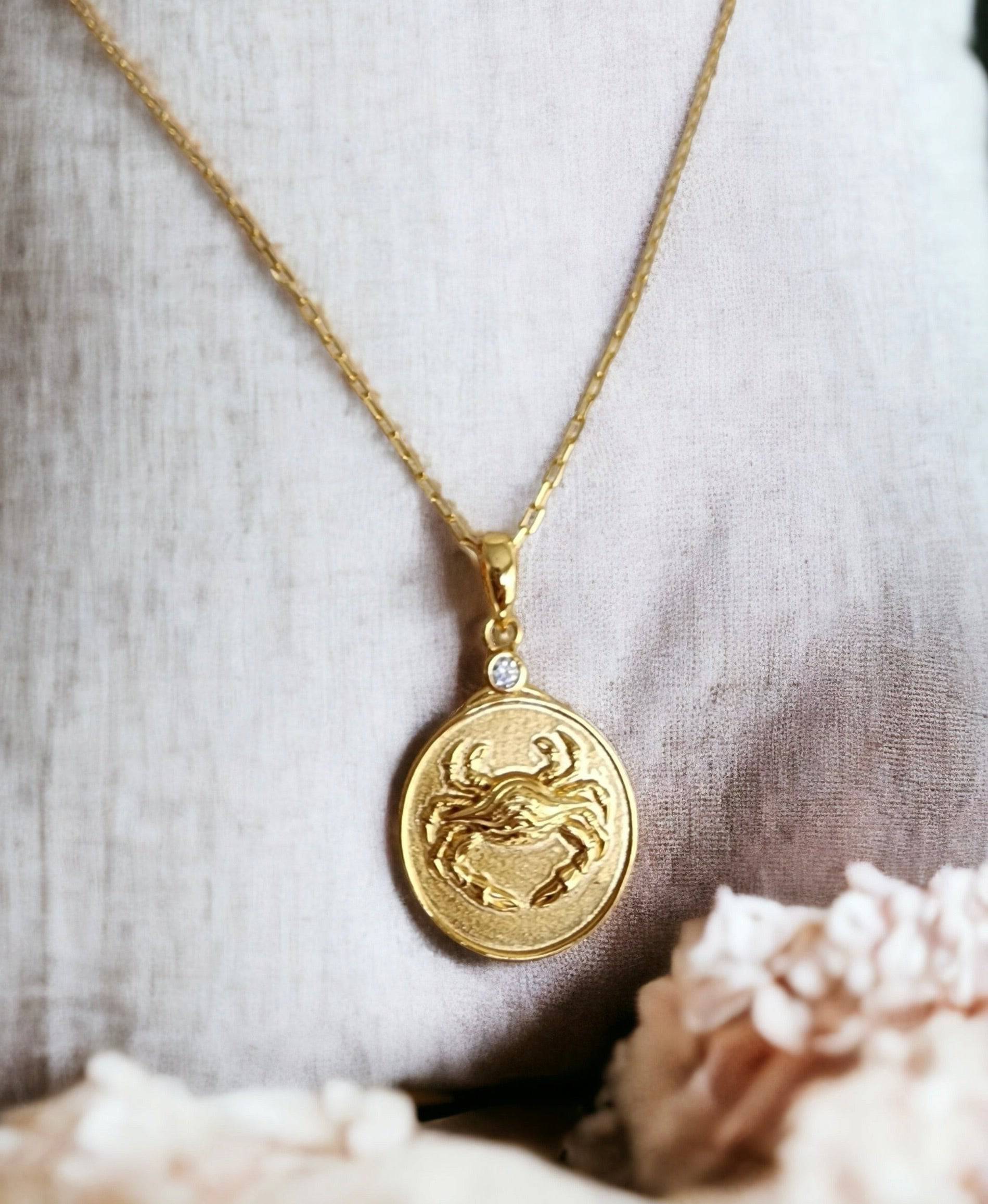 Zodiac Cancer Necklace