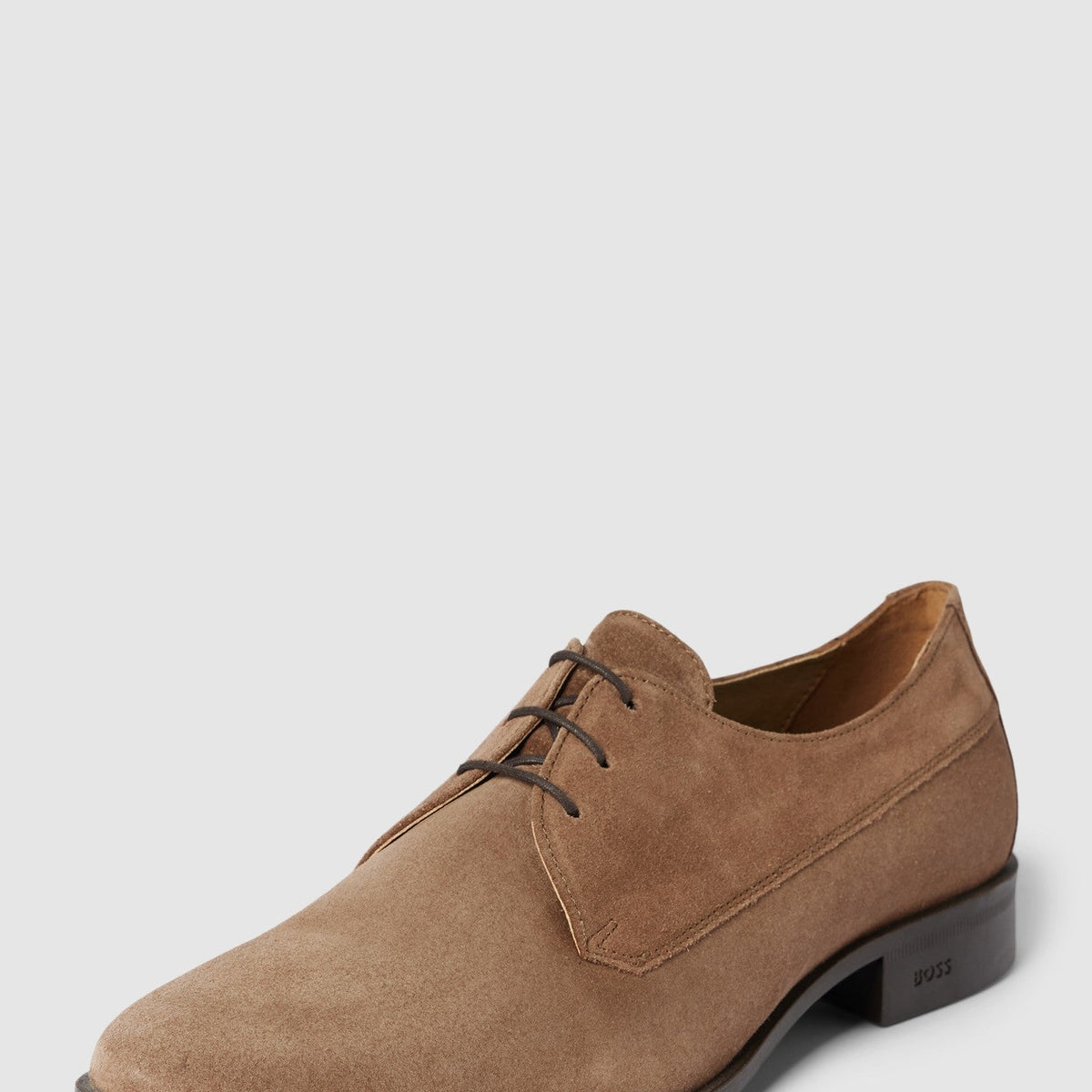 Boss Suede Derby Shoes with Removable Insole – Shoptiques