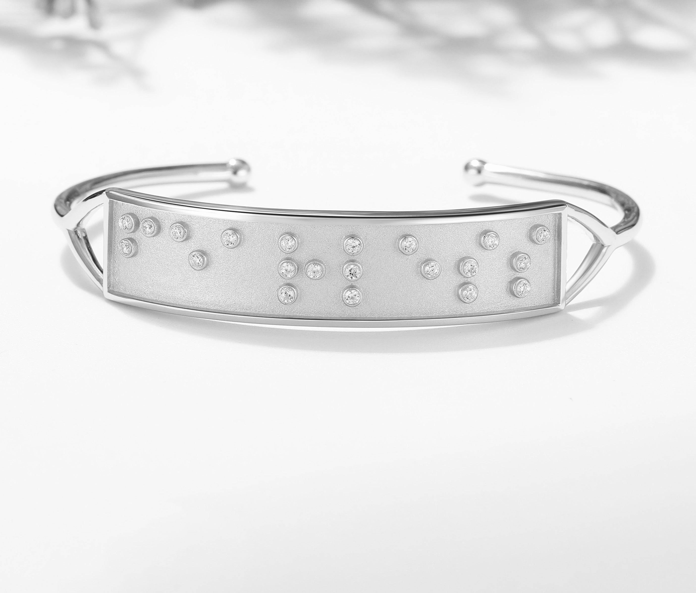 Touchstone FEARLESS Silver Cuff