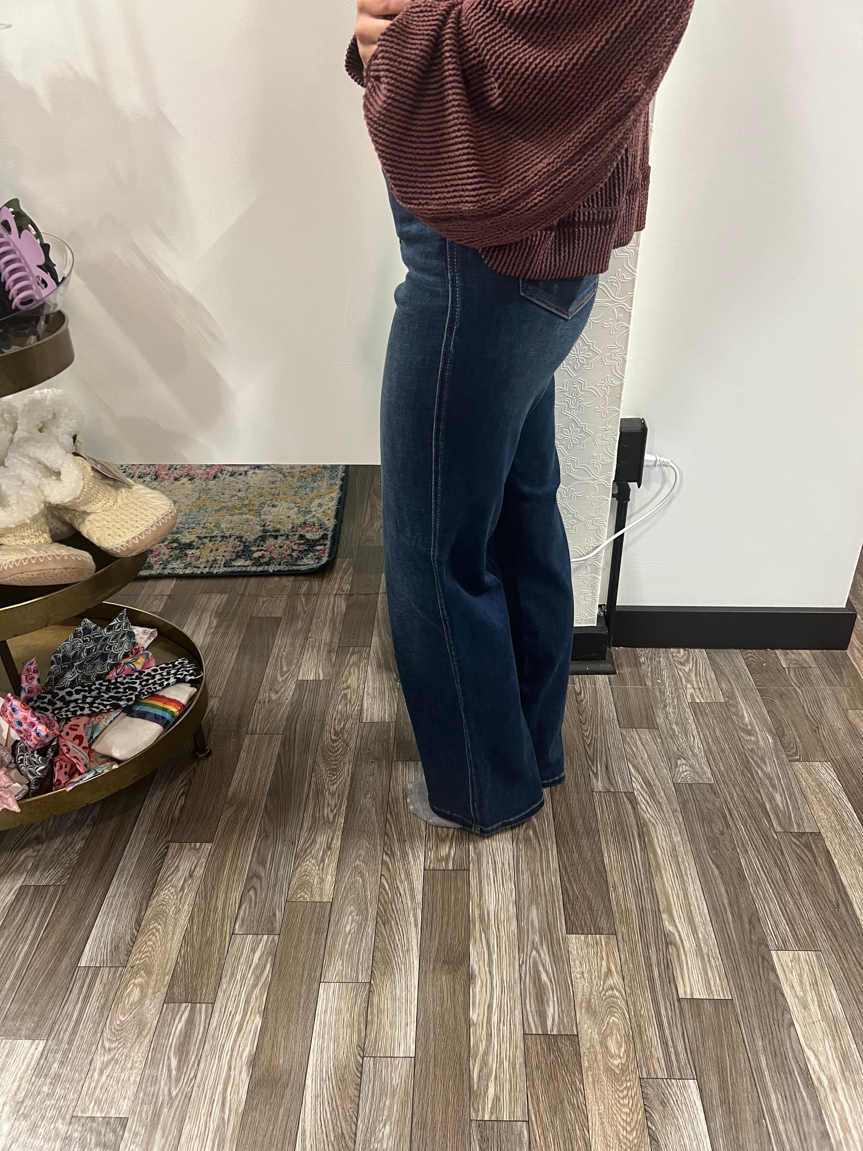 Women's Judy Blue High Waist Tummy Control Top Dark Wash Jeans