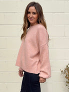 Crescent | Rosalia Balloon Sleeve Sweater | Sweetest Stitch Boutique